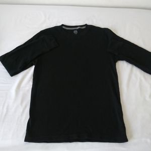 Men black henley